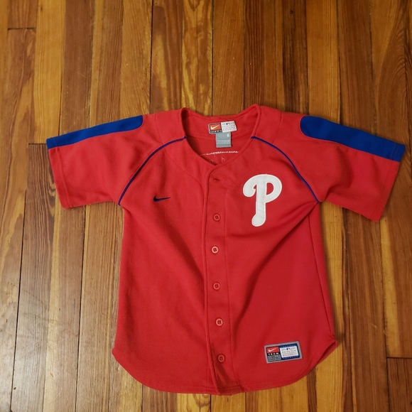 Nike Other - Philadelphia Phillies Red Kids Size 6 Jimmy Rollin